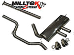 Milltek Sport Non Resonated Cat Back - Polished Tips - Ford Focus ST